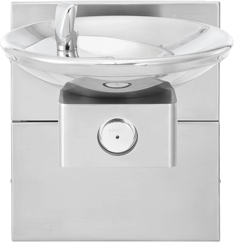 Global Industrial™ In-Wall Filtered Drinking Fountain –Vandal-Resistant, ADA Compliant – 270317F