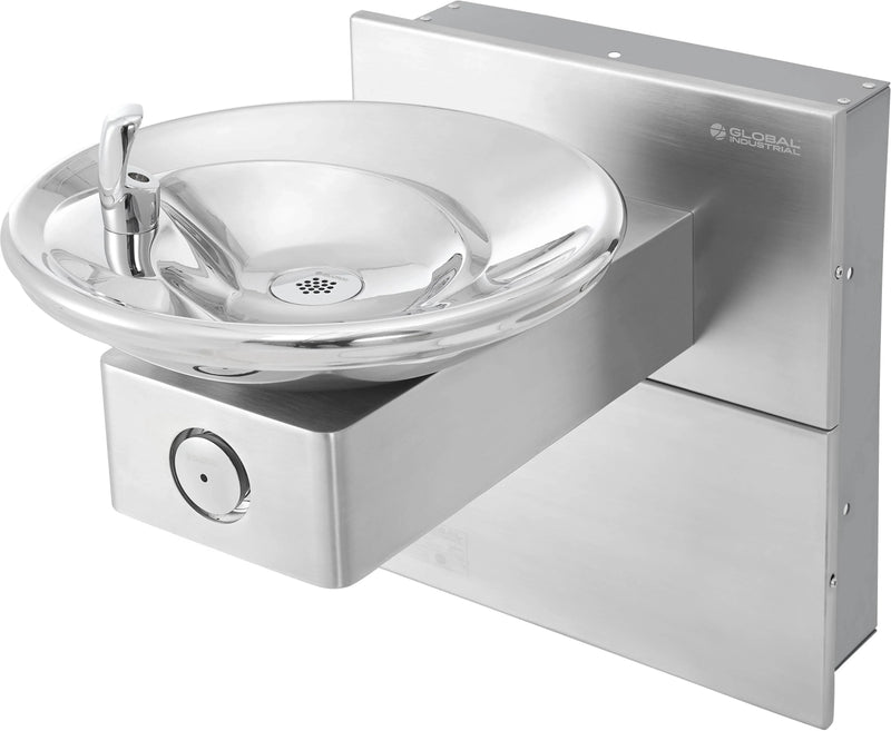 Global Industrial™ In-Wall Filtered Drinking Fountain –Vandal-Resistant, ADA Compliant – 270317F