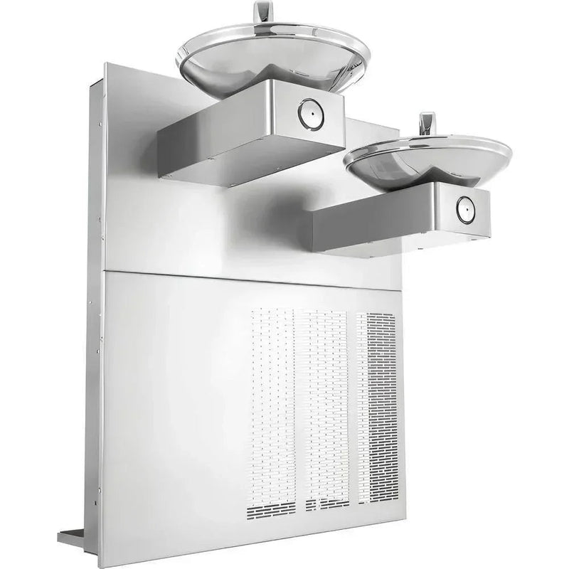 Global Industrial™ In-Wall Refrigerated Bi-Level Drinking Fountain – Vandal-Resistant and ADA Compliant – 270319