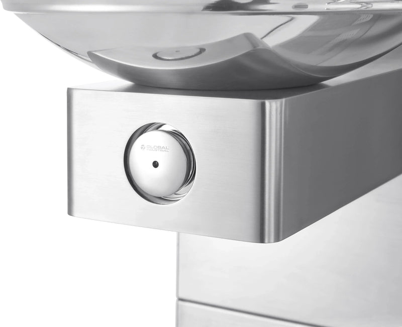 Global Industrial™ In-Wall Refrigerated Bi-Level Drinking Fountain – Vandal-Resistant and ADA Compliant – 270319