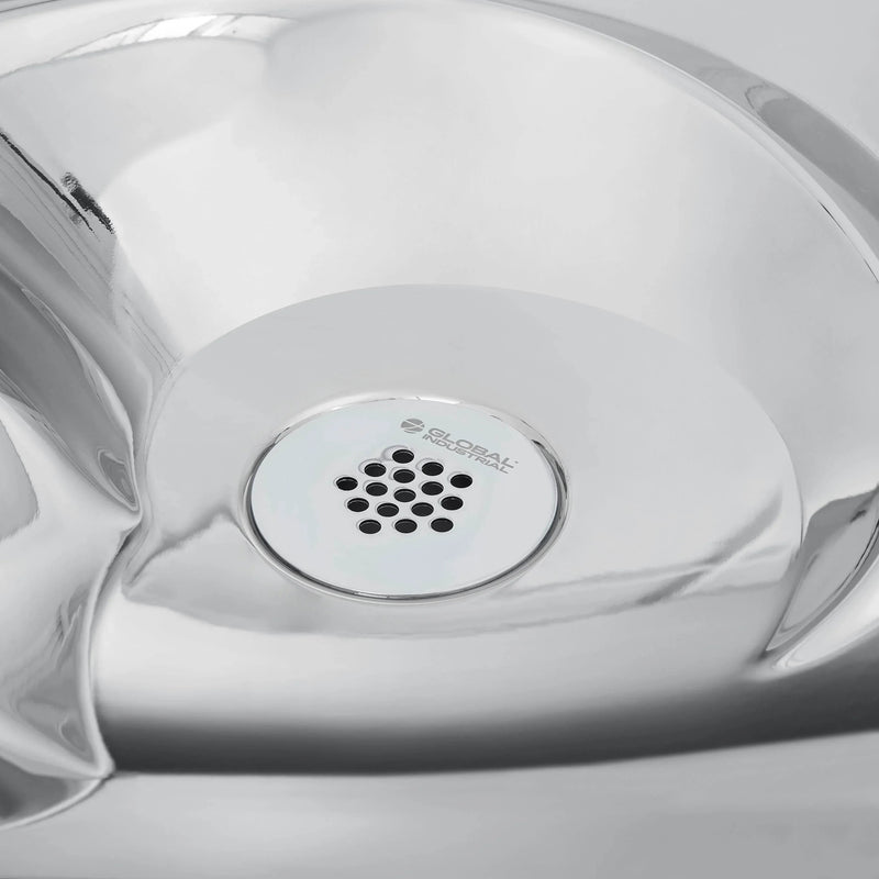 Global Industrial™ In-Wall Refrigerated Bi-Level Drinking Fountain – Vandal-Resistant and ADA Compliant – 270319