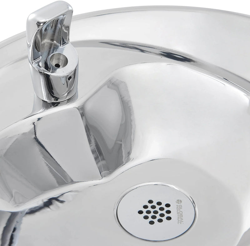 Global Industrial™ In-Wall Filtered & Refrigerated Bi-Level Drinking Fountain – 8 GPH Chilled Water – 270319F