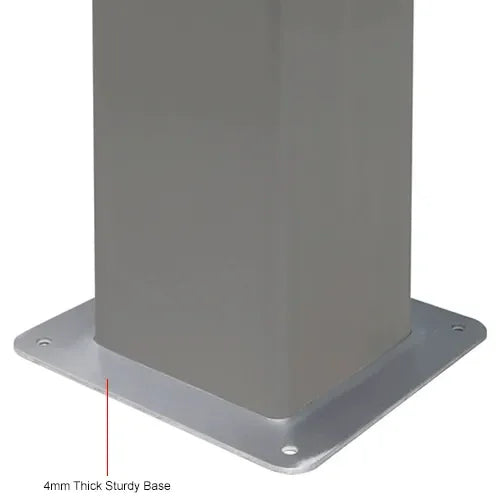 Global Industrial™ 84"H Outdoor Water Shower – Dual Nozzles, Heavy-Duty – 670434