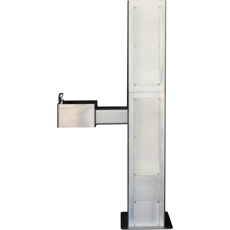 Global Industrial™ Outdoor Drinking Fountain with Bottle Filling Station – Stainless Steel, ADA Compliant – 761216