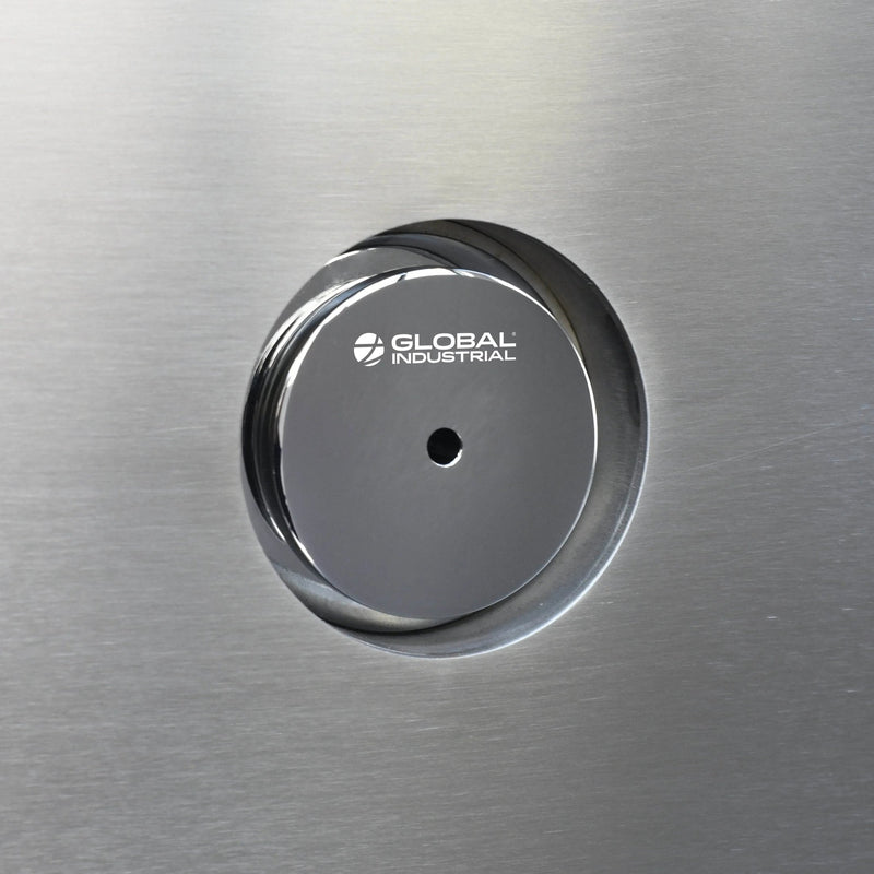 Global Industrial™ Outdoor Drinking Fountain with Bottle Filling Station – Stainless Steel, ADA Compliant – 761216