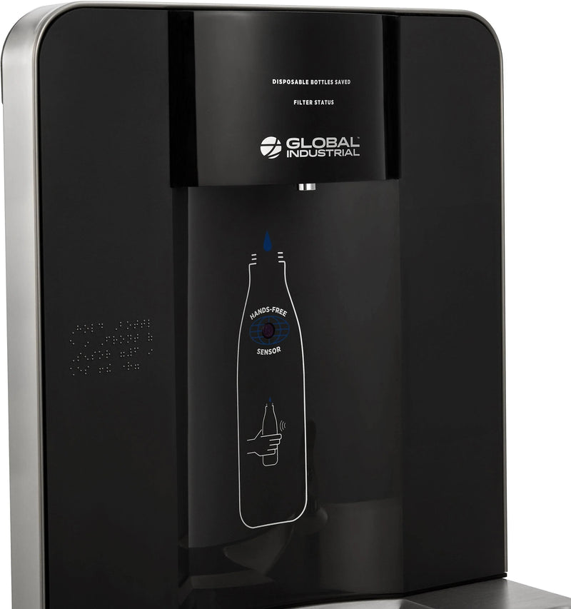 Global Industrial™ Refrigerated Drinking Fountain with Touchless Bottle Filler – 8 GPH, ADA Compliant – 761218