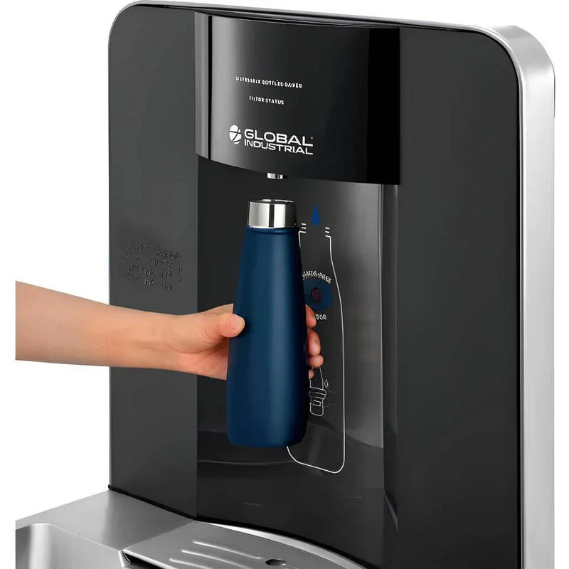 Global Industrial™ Refrigerated Water Bottle Filling Station – Touchless Sensor, Filtered – 761219