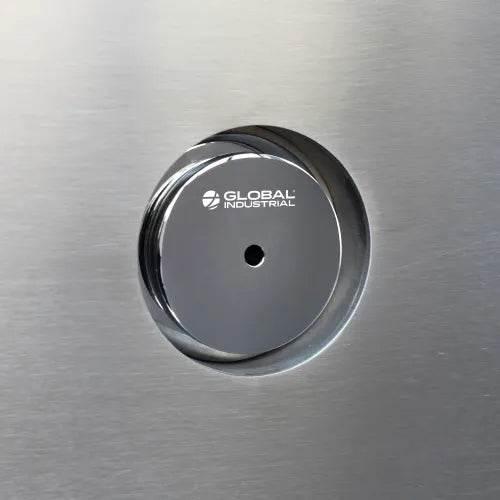 Global Industrial™ Outdoor Bottle Filling Station with Bi-Level Drinking Fountain, Unfiltered – Vandal-Resistant – 761220BK