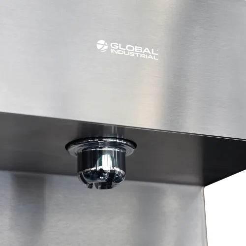 Global Industrial™ Outdoor Bottle Filler & Drinking Fountain with Pet Station – Unfiltered – 761221