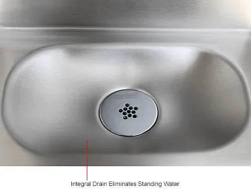 Global Industrial™ Outdoor Pedestal Bottle Filling Station – Stainless Steel, Vandal-Resistant – 761222