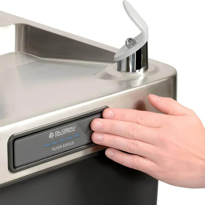 Global Industrial™ Bi-Level Refrigerated Drinking Fountain – Filtered, ADA Compliant – 761244