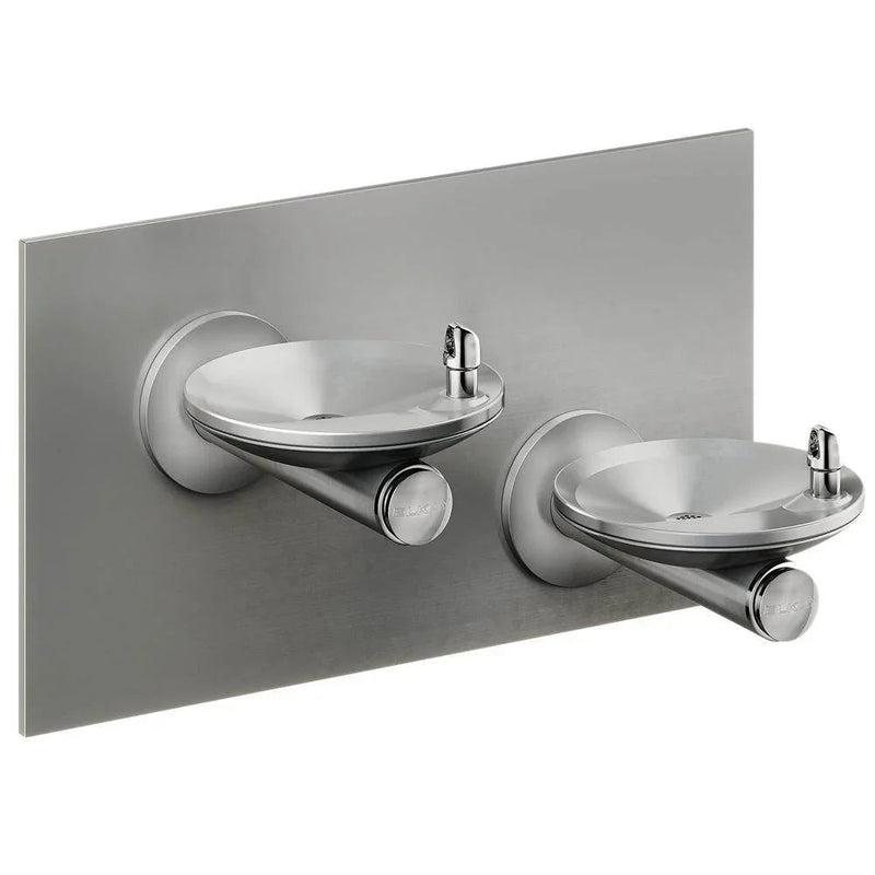 Elkay EDFPBVM117FPK Stainless Steel Bi-Level Drinking Fountain – Non-Filtered, Non-Refrigerated – Indoor/Outdoor