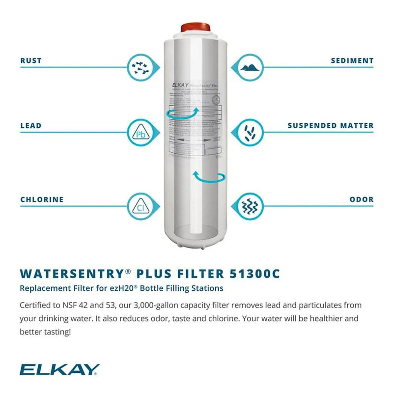 Elkay DSBS130UVPC Water Dispenser – Filtered, Refrigerated, Sparkling, Countertop